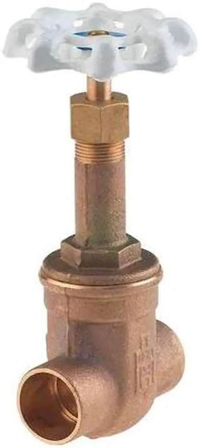 Main image of MILWAUKEE VALVE UP149 1 1/4 Gate Valve,1-1/4 In.,Solder,Bronze