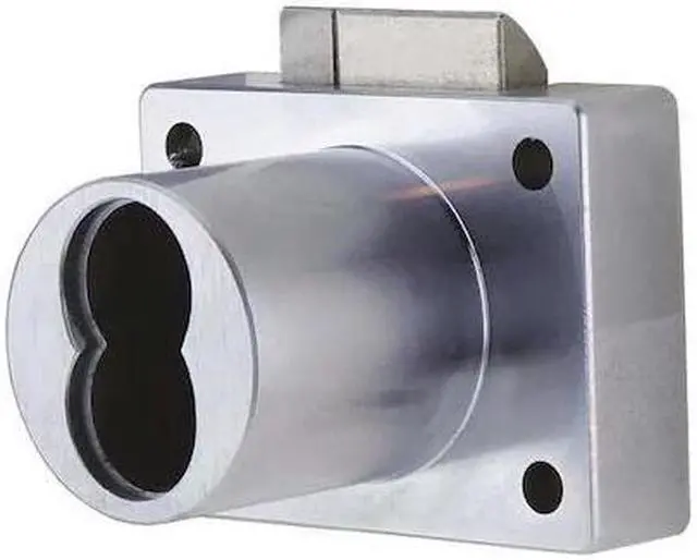 Alt view image 2 of 2 - CCL 72012 Drawer Dead Latch with Interchangeable Core, Brushed Chrome, 1-1/8"