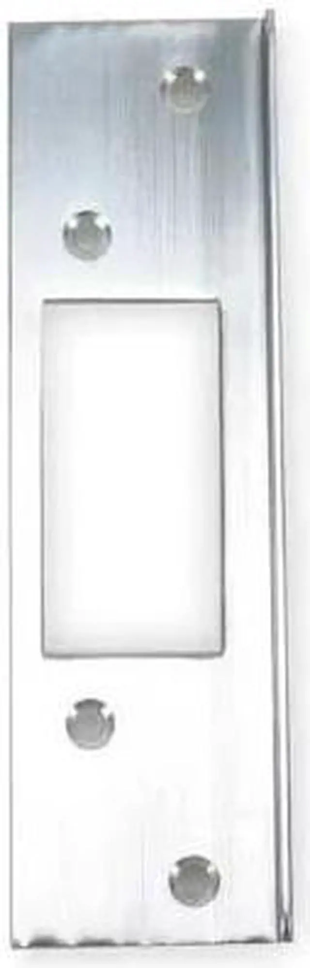 Alt view image 2 of 3 - ZORO SELECT 2MDH5 Door Latch Guard, Aluminum, Aluminum, 6"L x 1-3/4"W