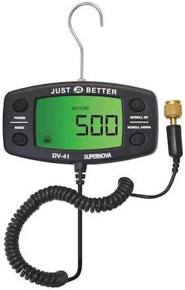 Alt view image 2 of 4 - JB INDUSTRIES DV-41 Vacuum Gauge,Digital,LCD