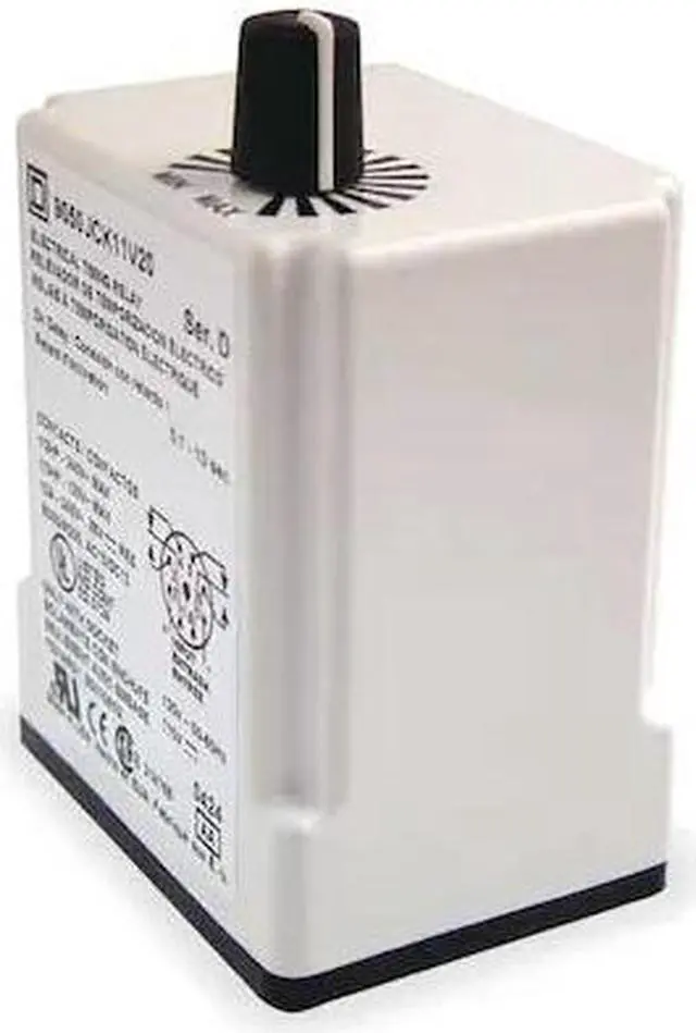 Alt view image 4 of 4 - SCHNEIDER ELECTRIC 9050JCK25V20 Time Delay Rlay,120VAC,10A,DPDT,1.8 sec.