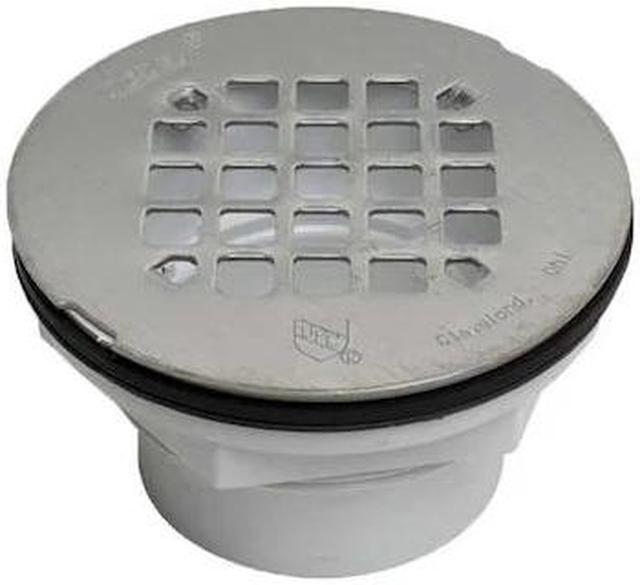 Alt view image 8 of 9 - OATEY 42097 Strainer Shower Drain, PVC, 2", Solvent-Weld