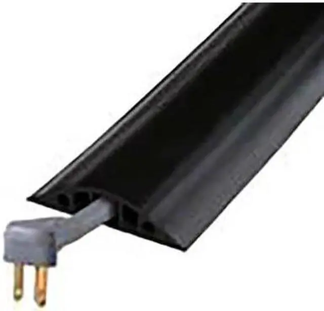 Alt view image 2 of 2 - CHECKERS RFD5-10 Cable Protector,3 Channels,Black,10 ft.L