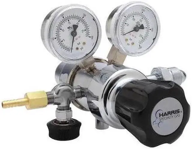 Alt view image 4 of 4 - HARRIS KH1030 Specialty Gas Regulator, Industrial Air, Two Stage, 0.965"-14