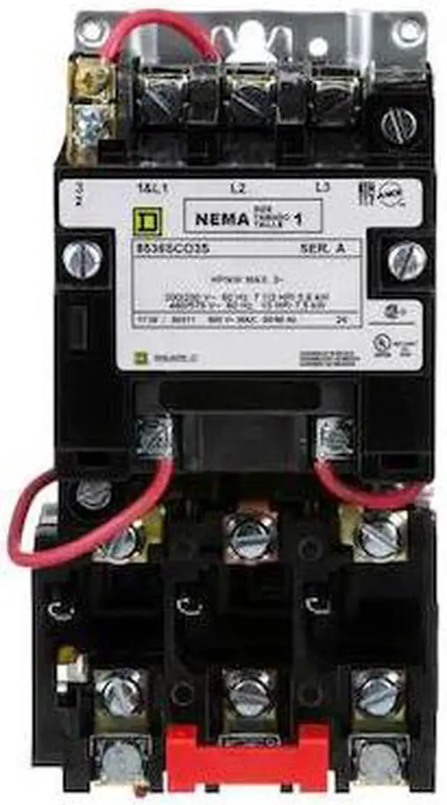 Alt view image 2 of 2 - SQUARE D 8536SCO3V01S Nonreversing Magnetic Motor Starter, No Enclosure NEMA