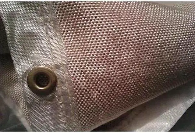 Main image of ZORO SELECT 22RN97 Welding Blanket, Fiberglass, 10 ft. W., 10 ft. H., 18 oz/sq