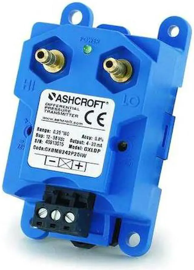 Alt view image 2 of 3 - ASHCROFT CX8MB2425IWL Pressure Transducer,-5 to 0 to 5 In WC