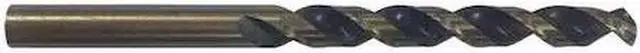Alt view image 2 of 2 - WESTWARD 5UDD1 1/8" HSS Black/Gold 135 Deg. Jobber Length Drill Bit