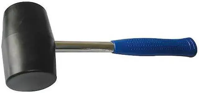 Main image of WESTWARD 22PN86 Mallet,Steel/PVC,12 oz.,11-3/4 In. L