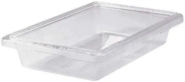 Main image of RUBBERMAID COMMERCIAL FG330700CLR Food Box, 8 qt., Clear