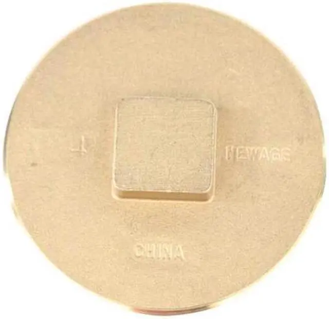 Main image of ZORO SELECT BPR600 Brass Raised Square Plug, Socket