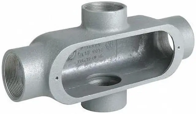 Alt view image 2 of 3 - HUBBELL KILLARK OX-2M Conduit Body,Form 5,3/4" Hub