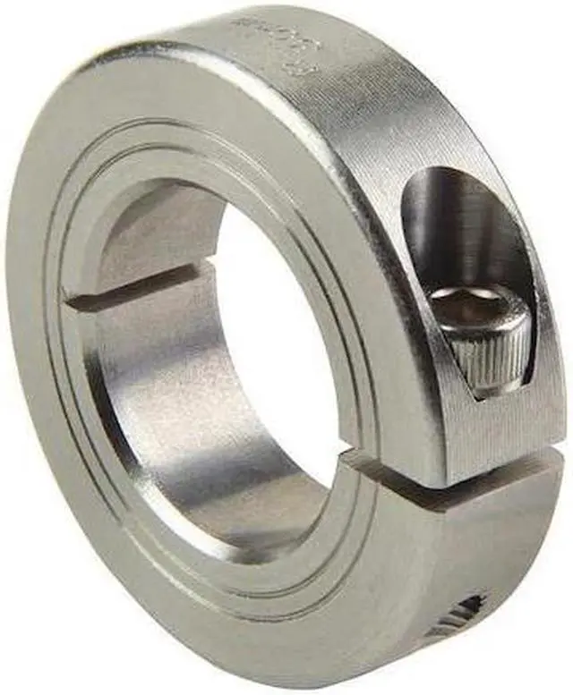 Alt view image 2 of 2 - RULAND CL-8-ST Shaft Collar,Clamp,1Pc,1/2 In,316 SS