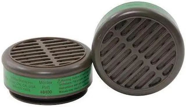 Main image of MOLDEX 8400 Cartridge, 8000, Green, Snap-In Gasket, Moldex 8000 Series