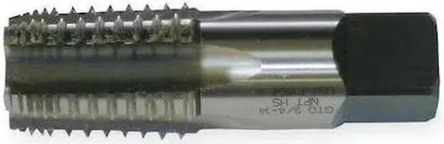 Main image of WIDIA 16109 Pipe Tap, 1/2"-14, Taper, 5 Flutes, NPT