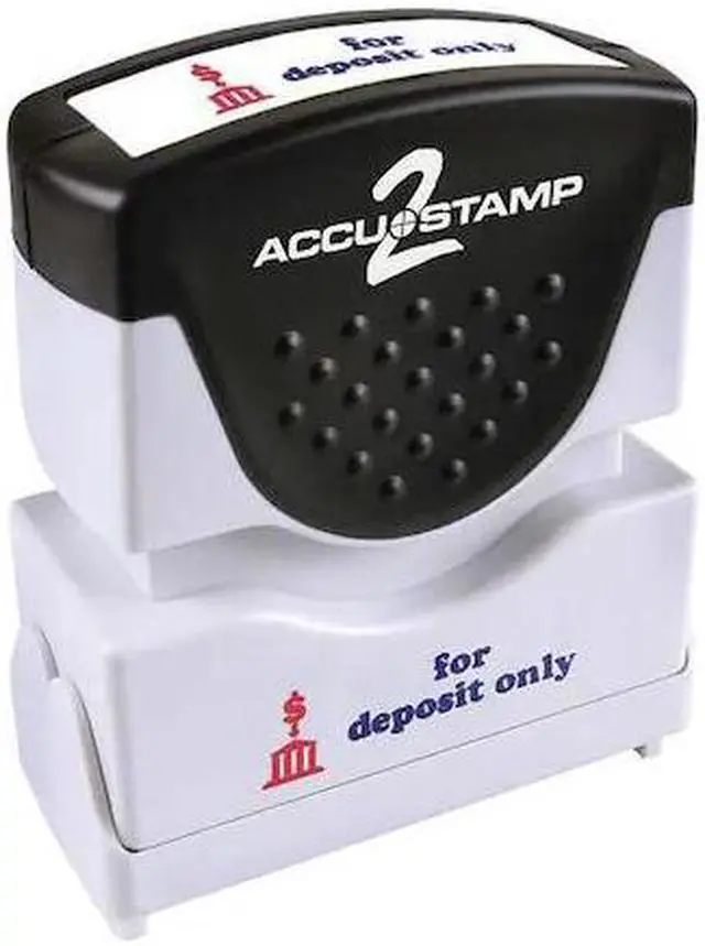 Main image of COSCO 038924 ACCU-STAMP 2 FOR DEPOSIT ONLY 2 Clr