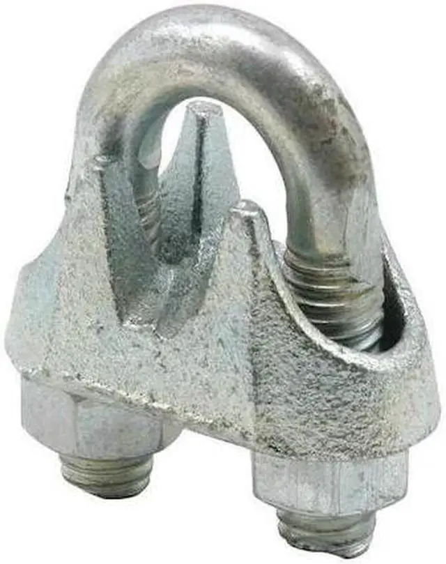 Alt view image 2 of 2 - PRIMELINE TOOLS GD 12253 Cable Clamp, Steel, 3/8 in Bundle Dia., Gray, 3/8 in
