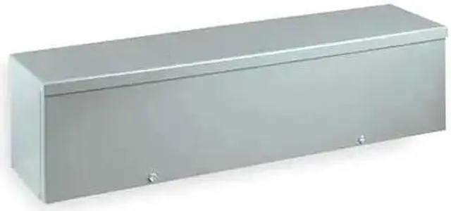 Alt view image 2 of 2 - Wiegmann Wiring Trough Gray ANSI 61 Polyester Powder  Includes Screws RSCG060636
