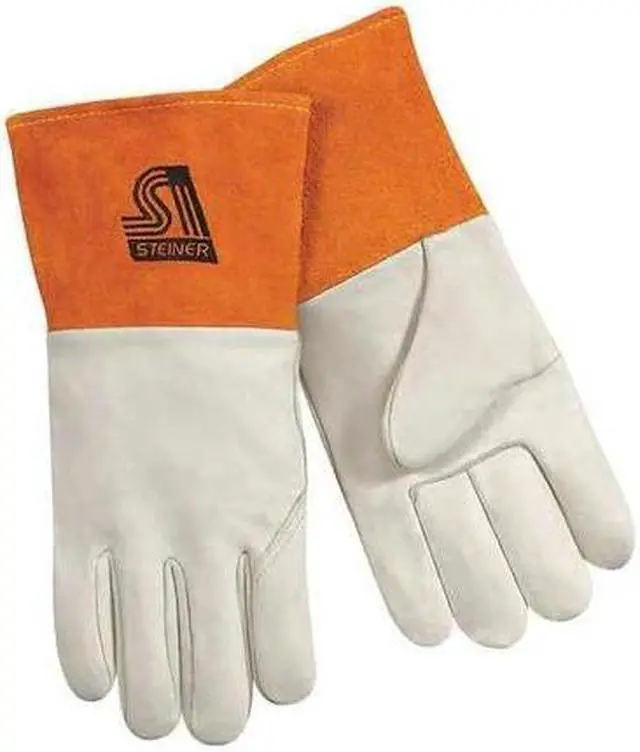 Alt view image 2 of 2 - STEINER INDUSTRIES 0217-S Welding Gloves,MIG/TIG Application,PR