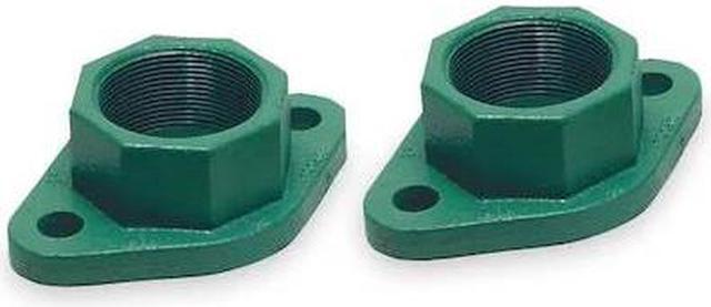 Alt view image 2 of 2 - Flange, 1 1/2 NPT, Cast Iron,  Pk 2