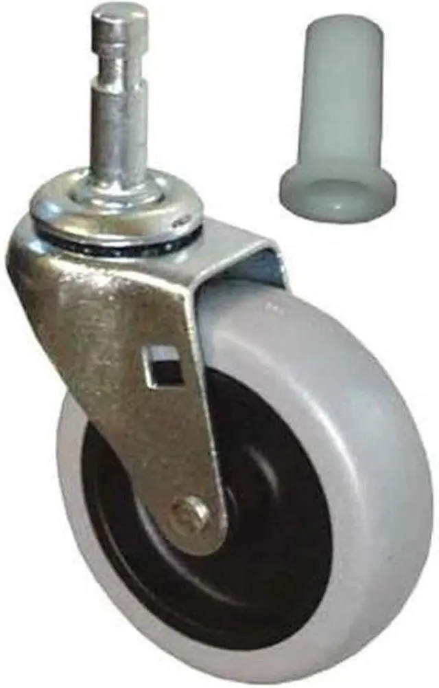 Alt view image 2 of 5 - Rubbermaid Commercial Casters,3",F/6120&6152 FG6111L3GRAY