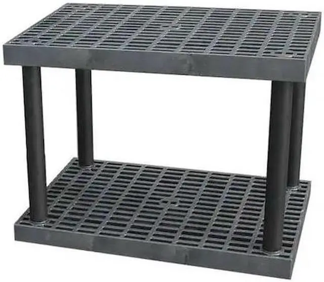 Main image of STRUCTURAL PLASTICS S3624B Freestanding Plastic Shelving, Open Style, 24 in D,
