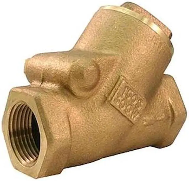 Main image of MILWAUKEE VALVE 515Y 1 1" FNPT Bronze Swing Y Check Valve