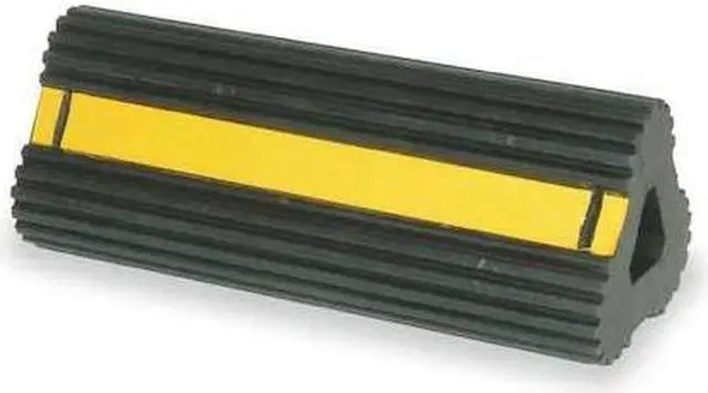 Main image of ZORO SELECT 1GUK7 Wheel Chock,10 In W x 4 In H,Black