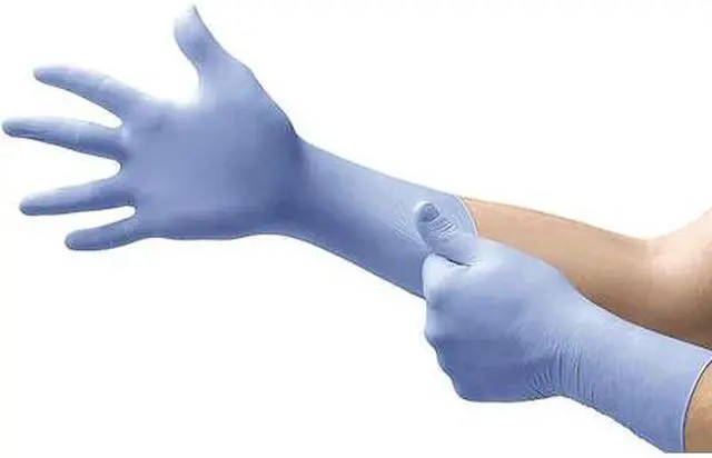 Main image of ANSELL FFE-775-M Exam Gloves with Textured Fingertips, Nitrile, Powder Free,