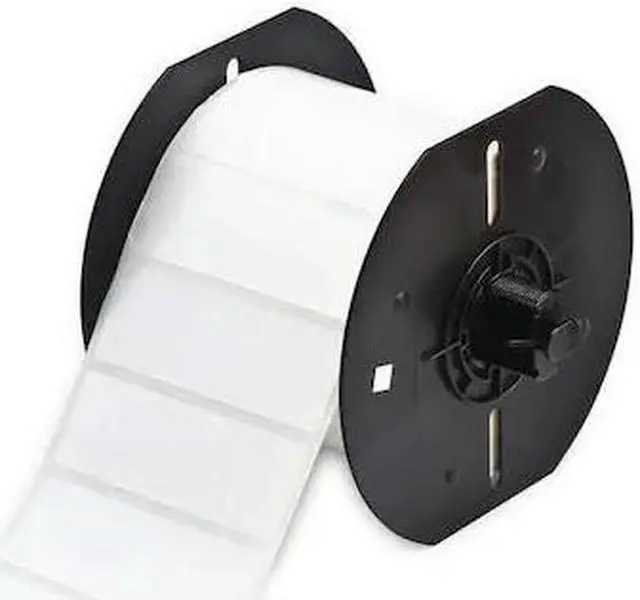 Alt view image 2 of 3 - BRADY B33-18-423 Label Roll, White, Labels/Roll: 1500