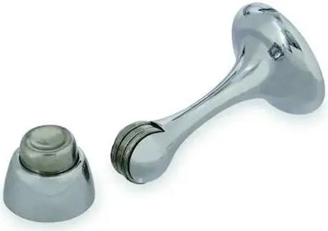 Main image of ZORO SELECT 1XNP7 Magnetic Door Holder, Chrome, Silver, Wall