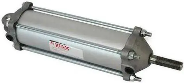 Main image of VELVAC 100126 Air Cylinder, 2 1/2 in Bore, 6 in Stroke, Single Acting, Aluminum