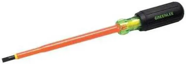 Alt view image 2 of 2 - GREENLEE 0153-22-INS Insulated Slotted Screwdriver 3/16 in Round