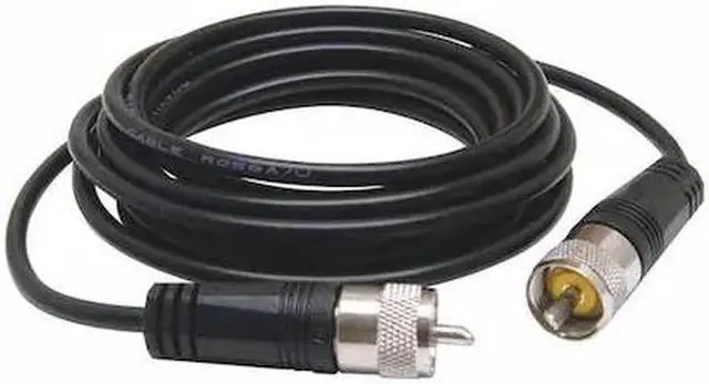 Alt view image 2 of 4 - ROADPRO R RP-9CC 9     CB ANTENNA COAX CABLE WITH PL-259 CONNECTORS  BLACK