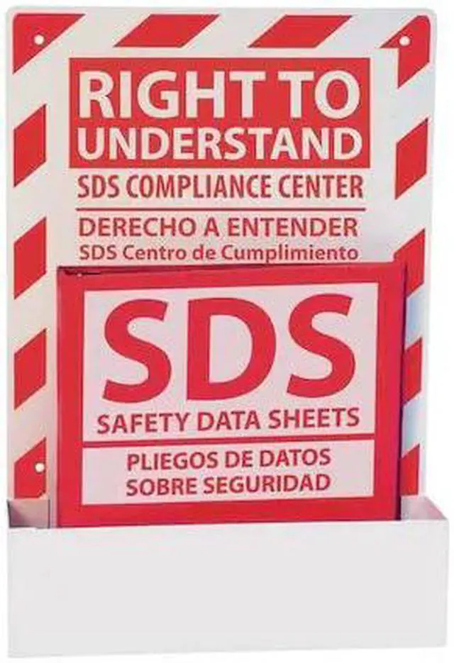 Alt view image 2 of 2 - ZING 6042 GHS SDS Center,Single Station,Bilingual