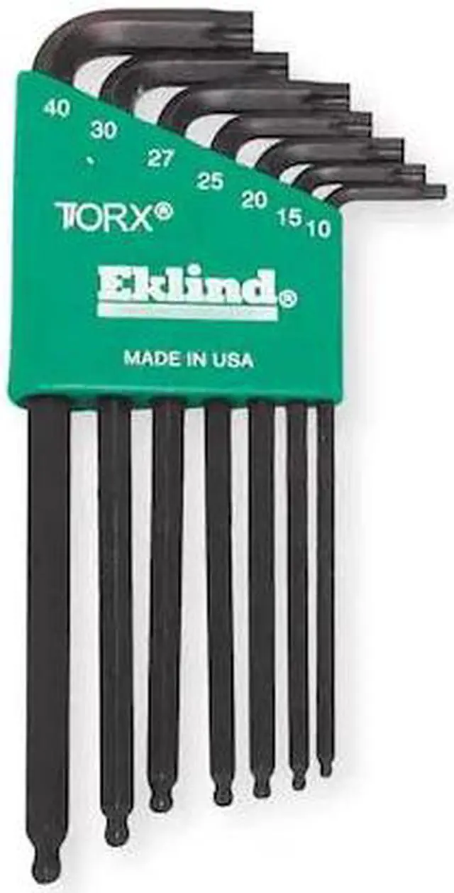 Alt view image 3 of 3 - EKLIND 10007 7 Piece Torx? L-Shape Torx? Key Set, 10007