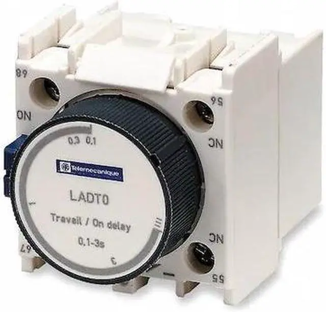 Alt view image 3 of 3 - SCHNEIDER ELECTRIC LADR0 IEC Timer Module,1NO/1NC,.1 to 3sec
