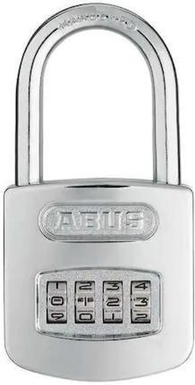 Alt view image 3 of 3 - Abus Combination Padlock, Resettable Front-Dial Location, 2" Shackle Height