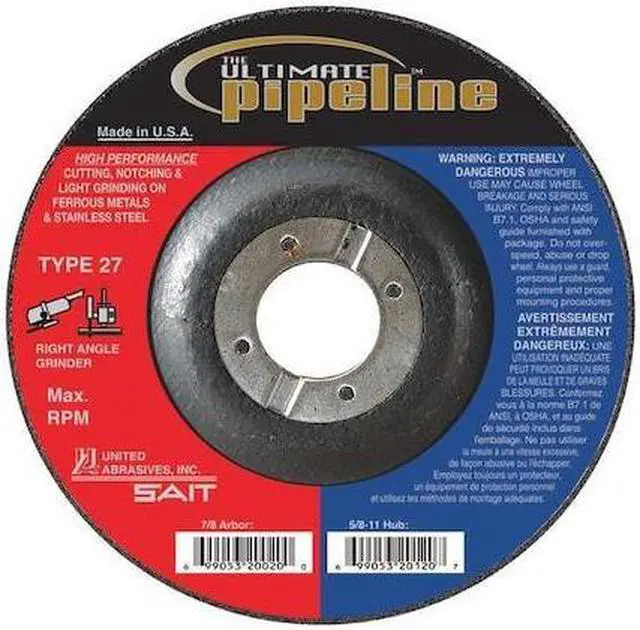 Alt view image 2 of 2 - United Abrasives-sait Depressed Center Wheels   20040