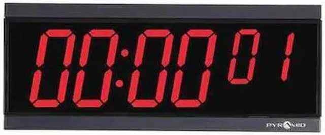 Main image of ZORO SELECT 9D26BRCT 11-1/8" Digital Wireless Digital Timer Wall Clock, Black