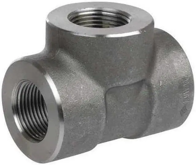 Main image of ZORO SELECT 2UA91 1/2" FNPT 304 SS Threaded Tee