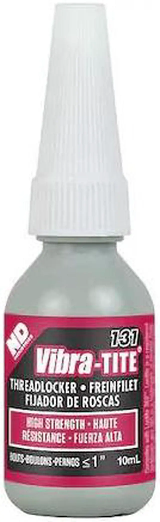 Main image of VIBRA-TITE 13110 Threadlocker, VIBRA-TITE 131, Red, High Strength, Liquid, 10