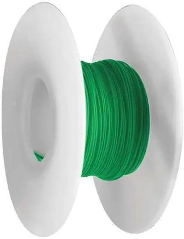 Alt view image 3 of 3 - OK INDUSTRIES R30G-0100 Kynar(R) Copper Wire,30 AWG,Green