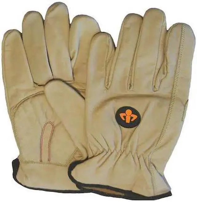 Alt view image 2 of 3 - Impacto Anti-Vibration Carpal Tunnel Gloves Yellow   ST501030