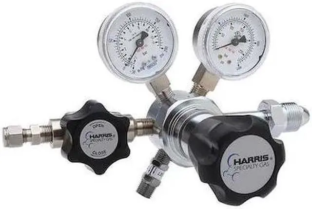 Alt view image 2 of 2 - HARRIS KH1128 High Purity Gas Regulator, Argon, Helium, Nitrogen, Single Stage,