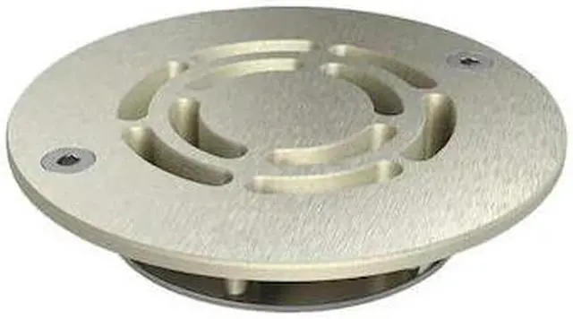Main image of BESTCARE WHDG-5RD 5 " Nickel Bronze Floor Drain Grate
