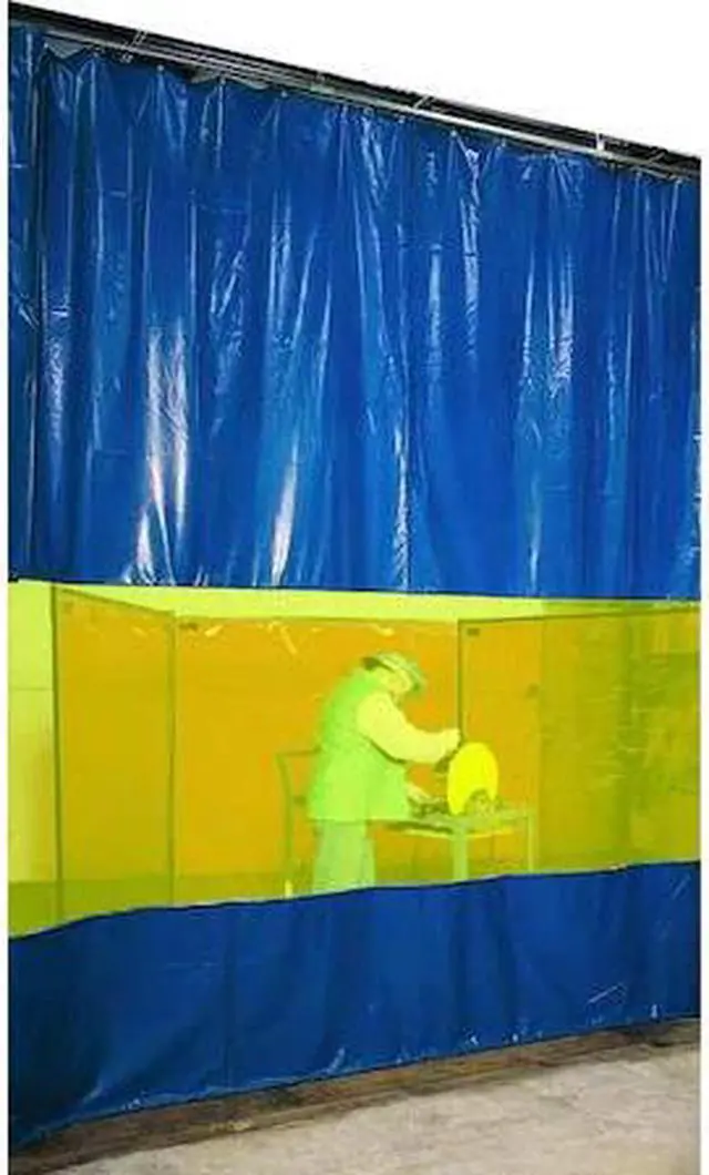 Alt view image 3 of 3 - STEINER AWY88 Welding Curtain Wall, Vinyl Laminated Polyester, 8 ft. W., 8 ft.