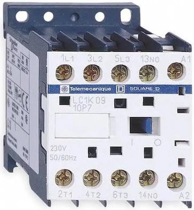 Alt view image 2 of 2 - SCHNEIDER ELECTRIC LC1K0901F7 Miniature IEC Magnetic Contactor, 3 Poles, 120 V