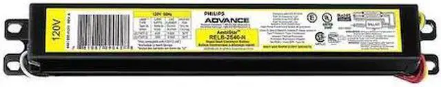 Alt view image 4 of 7 - ADVANCE RELB-2S40-N PHILIPS ADVANCE 72 Watts, 1 or 2 Lamps, Electronic Ballast