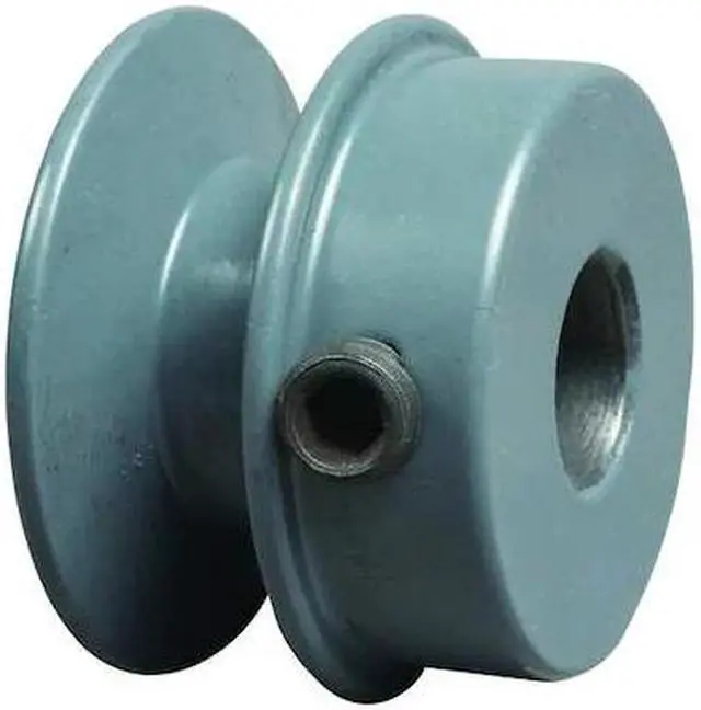 Main image of ZORO SELECT BK3012 1/2 in Fixed Bore 1 Groove V-Belt Pulley 3.15 in OD